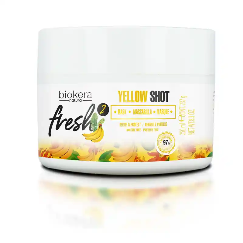 Cenový Hit Salerm Biokera Yellow Shot maska pro poškozené vlasy 250 ml