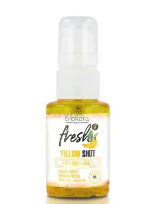 Salerm Biokera Yellow Shot olej pro poškozené vlasy 75 ml Akční Nabídka