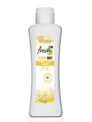 Zlevněný Salerm Biokera Yellow Shot šampón pro poškozené vlasy 1000 ml