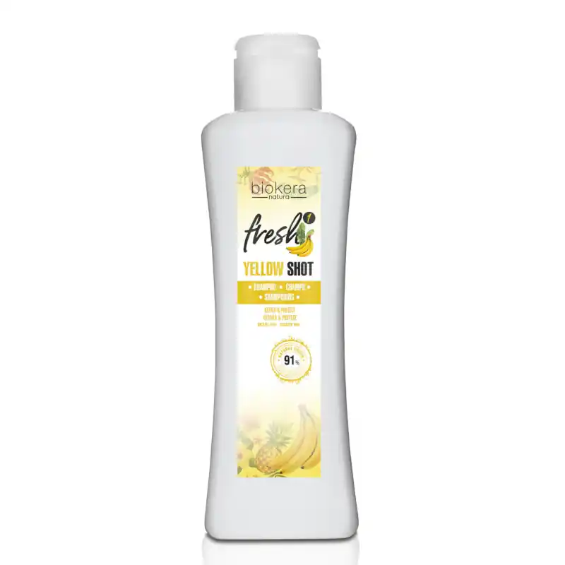 Zlevněný Salerm Biokera Yellow Shot šampón pro poškozené vlasy 1000 ml