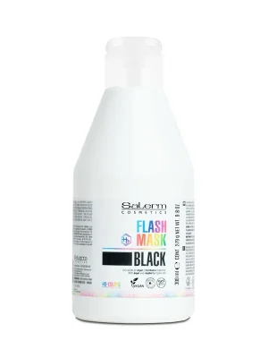 Značkový Salerm HD Colors Flash Mask barvicí maska černá 300 ml