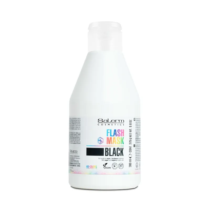 Značkový Salerm HD Colors Flash Mask barvicí maska černá 300 ml