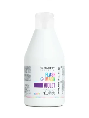 Salerm HD Colors Flash Mask barvicí maska fialová 300 ml Cenově Výhodný