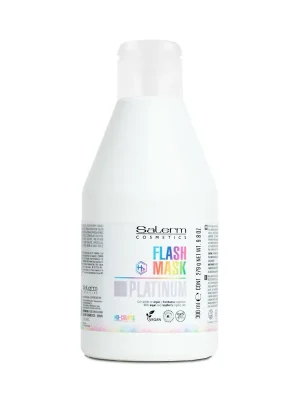 Salerm HD Colors Flash Mask barvicí maska platinová 300 ml Poslední Šance