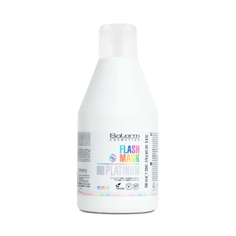 Salerm HD Colors Flash Mask barvicí maska platinová 300 ml Poslední Šance