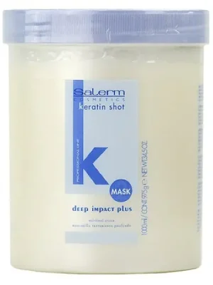Nová Kolekce Salerm Keratin Shot Deep Impact Plus maska na vlasy 1000 ml