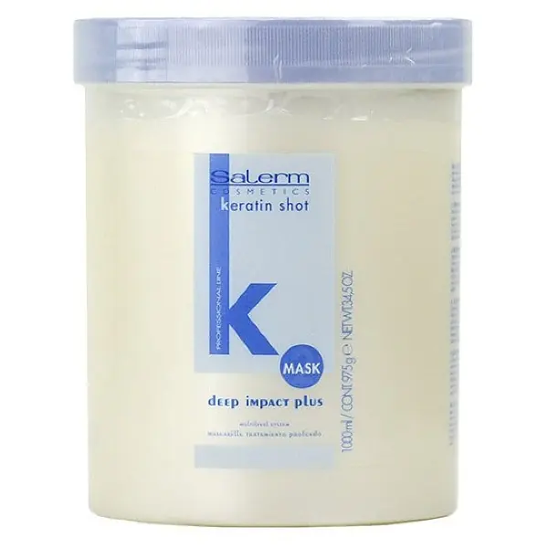 Nová Kolekce Salerm Keratin Shot Deep Impact Plus maska na vlasy 1000 ml