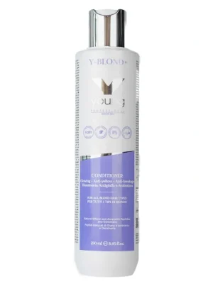Young Y-Blond+ kondicionér pro neutralizaci žlutých tónů 250 ml Přímo Od Výrobce
