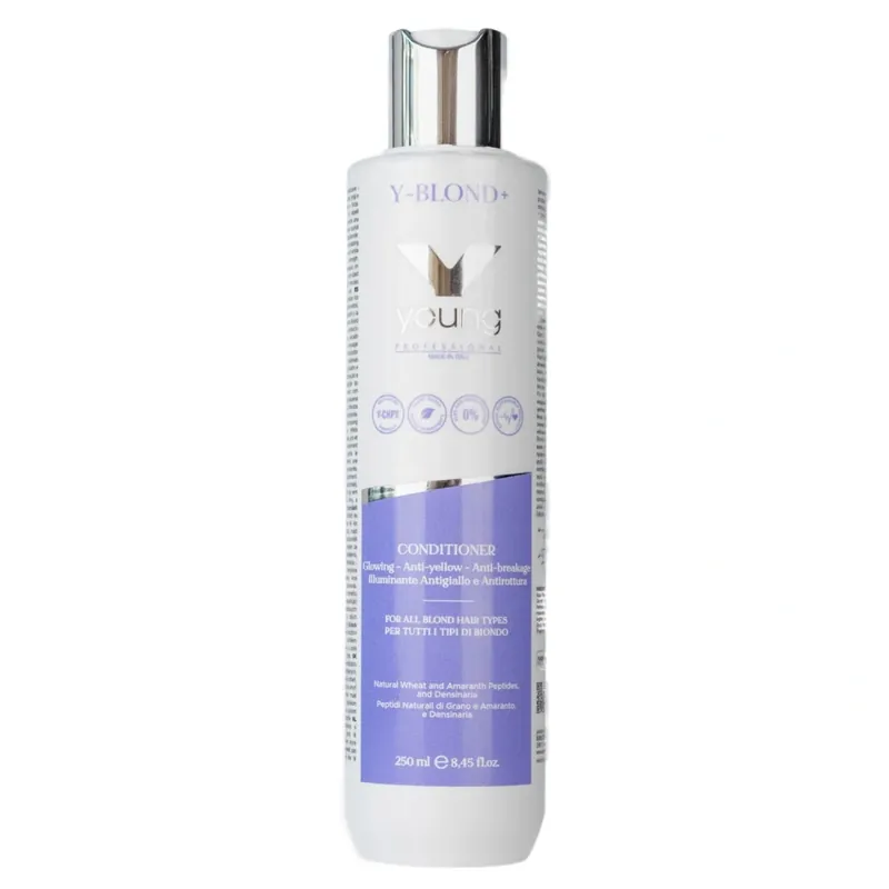 Young Y-Blond+ kondicionér pro neutralizaci žlutých tónů 250 ml Přímo Od Výrobce