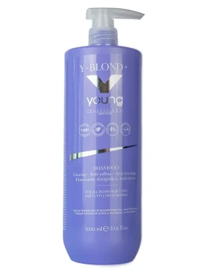 Young Y-Blond+ šampon pro neutralizaci žlutých tónů 1000 ml Levný