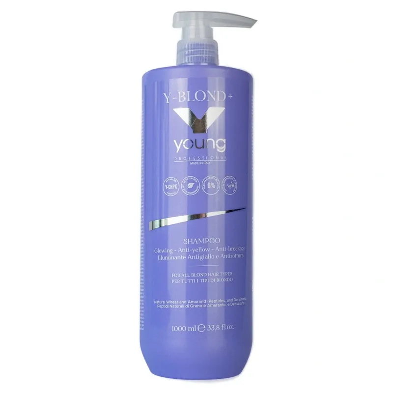 Young Y-Blond+ šampon pro neutralizaci žlutých tónů 1000 ml Levný