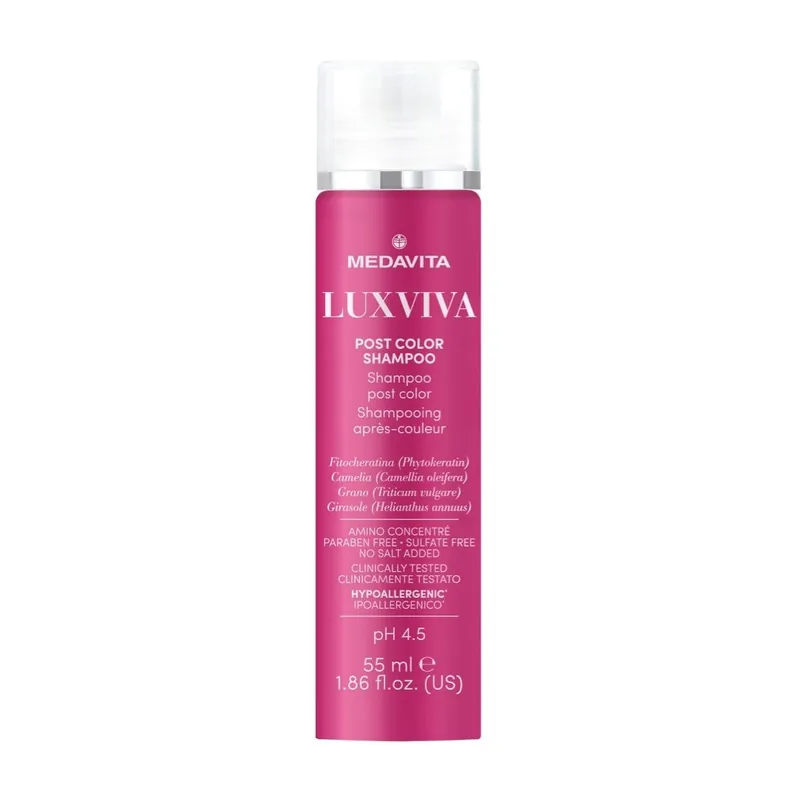 Medavita Luxviva Post Color šampon na barvené vlasy 55 ml Aktuální