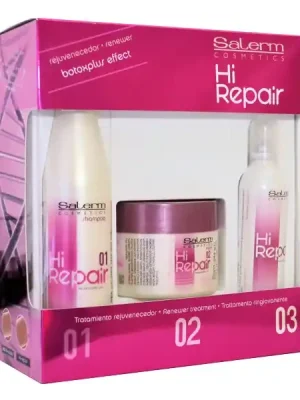Sezónní Sleva Salerm Hi Repair kosmetická sada pro poškozené vlasy