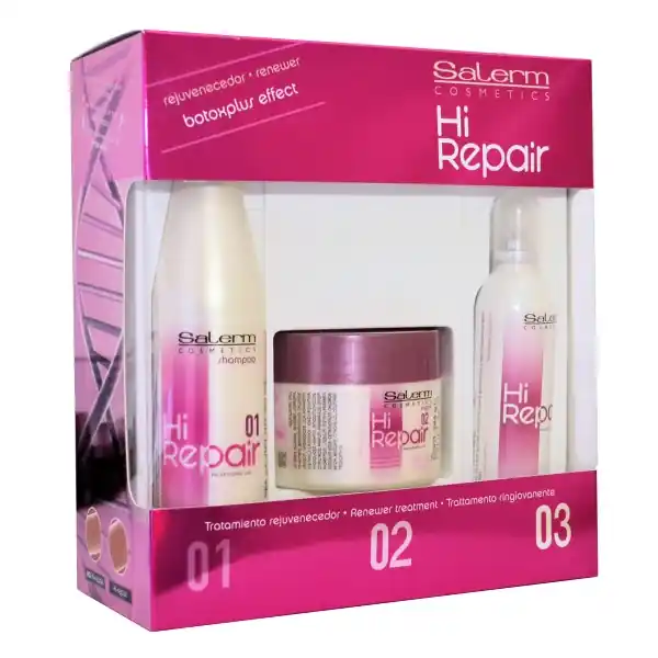 Sezónní Sleva Salerm Hi Repair kosmetická sada pro poškozené vlasy