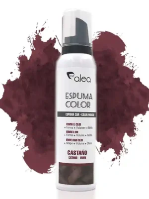 Alea Espuma Color barevná tužící pěna na vlasy HNĚDÁ 150 ml Nakupujte Hned