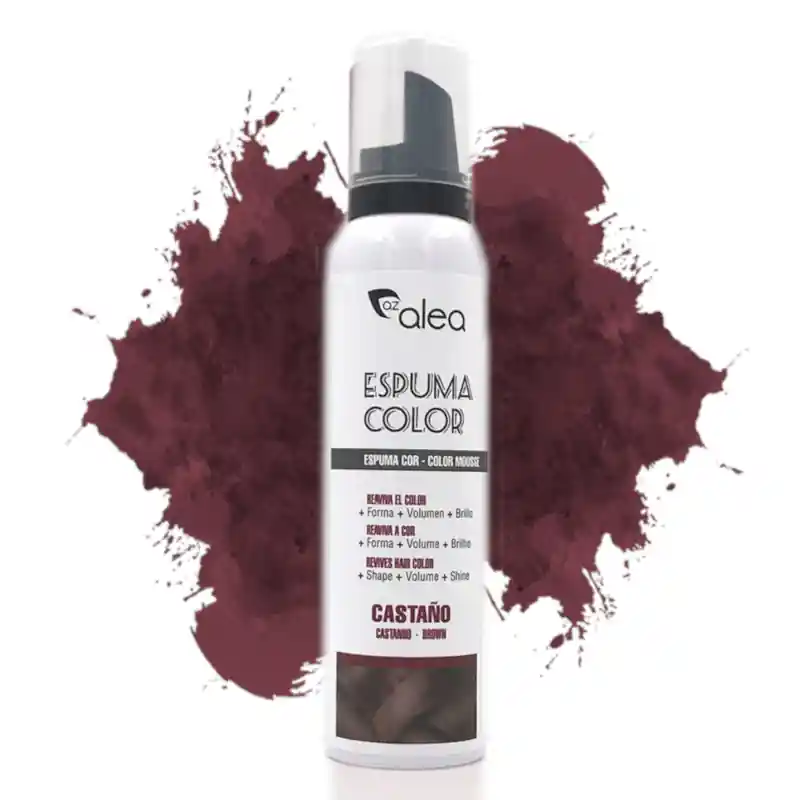 Alea Espuma Color barevná tužící pěna na vlasy HNĚDÁ 150 ml Nakupujte Hned