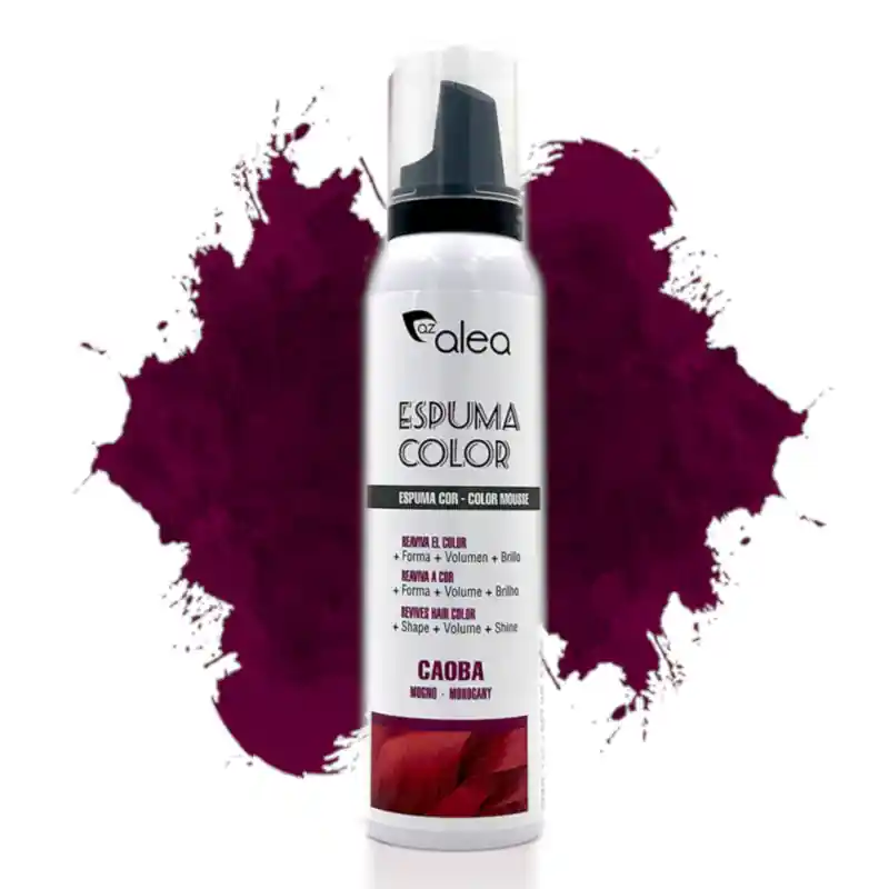Alea Espuma Color barevná tužící pěna na vlasy MAHAGON 150 ml Novinka