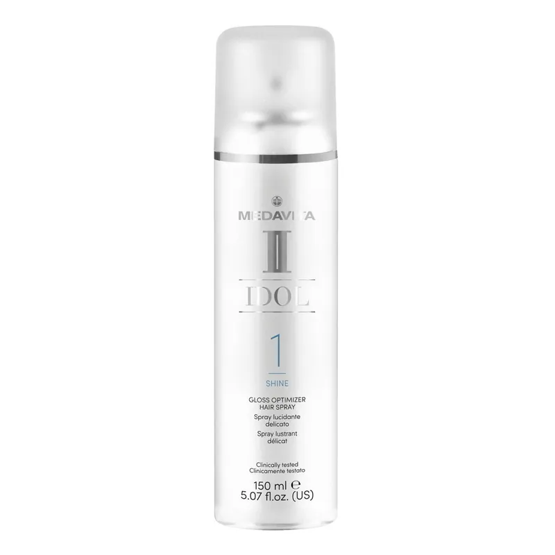 Novinka Medavita Idol Gloss Optimizer lesk ve spreji 150 ml
