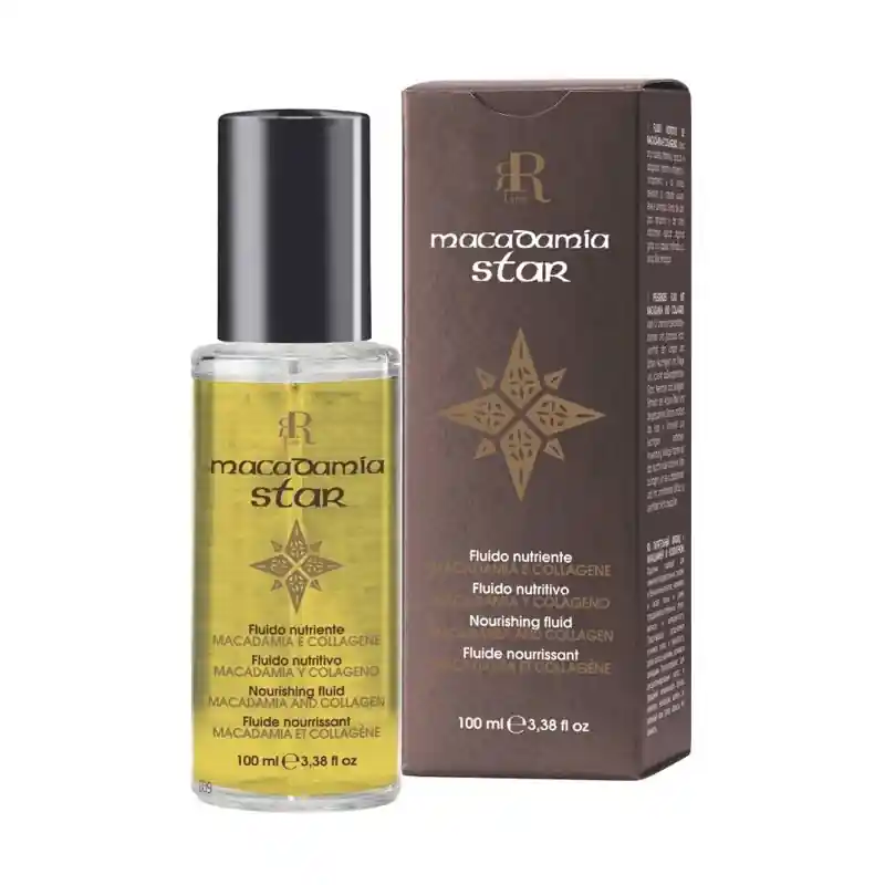 Bezpečná Platba RR Macadamia Star vyživující fluid pro fádní vlasy 100 ml
