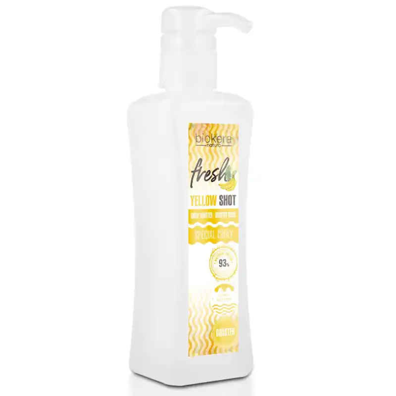 Salerm Biokera Yellow Shot Booster pro vlnité vlasy 300 ml Vysoce Kvalitní