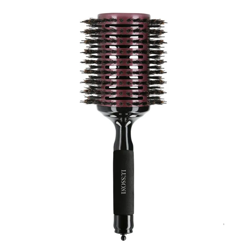 Oblíbený LUSSONI Natural Style kulatý kartáč s kančími štetinami 65 mm