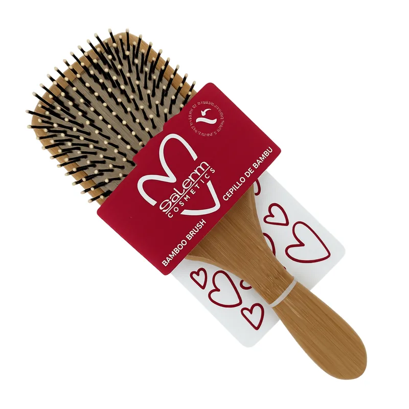Aktuální Salerm Bamboo Brush velký plochý hranatý kartáč