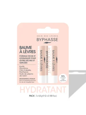 Nová Kolekce Byphasse Lip Balm 2U Moisturizing hydratační balzám na rty 2 x 4,8 g