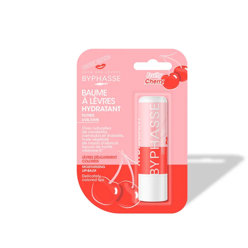 Byphasse Lip-Balm Fruity Cherry balzám na rty 4,8 g Výhodná Nabídka