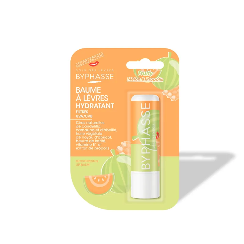 Byphasse Lip-Balm Fruity Melon balzám na rty 4,8 g Výhodná Nabídka