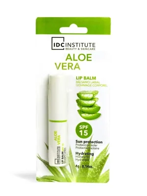 IDC Aloe Vera Lip Balm balzám na rty (SPF 15) 2,4 g Poslední Šance