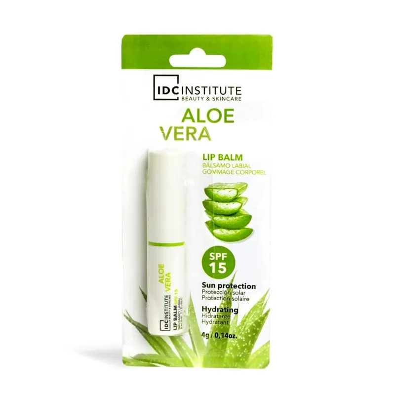 IDC Aloe Vera Lip Balm balzám na rty (SPF 15) 2,4 g Poslední Šance
