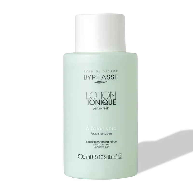 Byphasse Sensi-fresh tonikum pro citlivou pleť s aloe vera 500 ml Akce