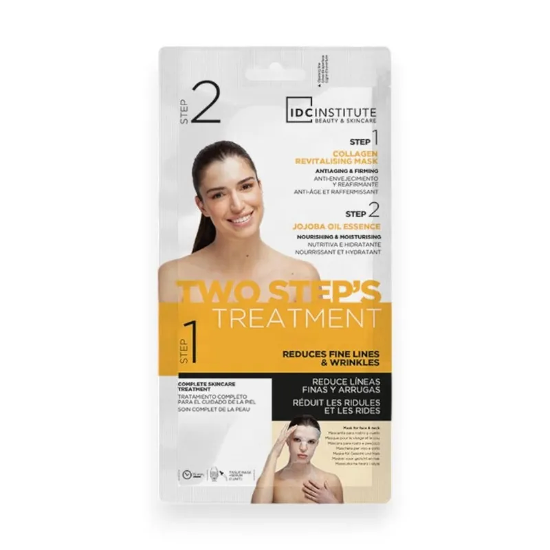 Vrácení Zdarma IDC 2in1 Collagen Anti-aging pleťová maska pro omlazení 35+5 g