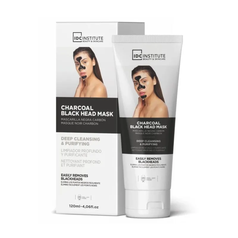 IDC Charcoal Black Head slupovací pleťová maska s uhlím 120 ml Kup Teď