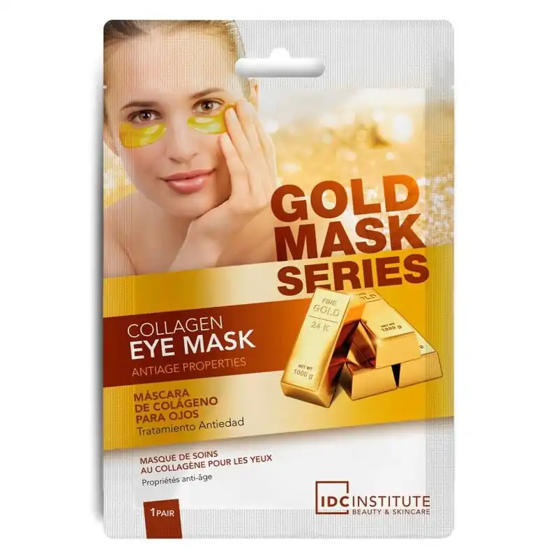 Nová Kolekce IDC Gold Mask Series kolagenová maska pro oční okolí 8 g
