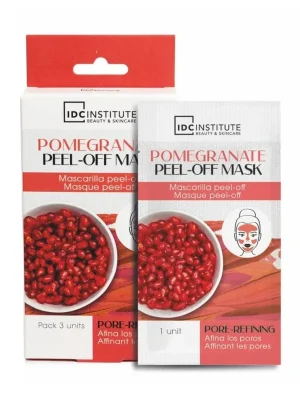 Cenová Bomba IDC Pomegranate Peel-Off pleťová maska pro stažení pórů pleť 3x8 g