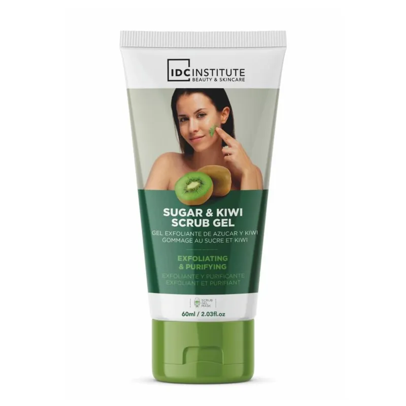 Levný IDC Sugar & Kiwi Scrub jemný pleťový peeling 60 ml
