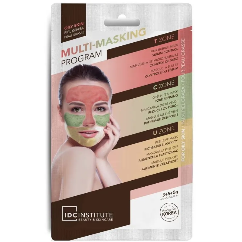 Tovární Cena IDC Multi-Masking Program pleťová maska pro mastnou pleť 5+5+5 g