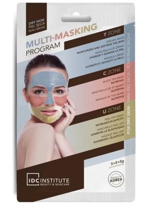 IDC Multi-Masking Program pleťová maska pro suchou pleť 5+5+5 g Akční Cena