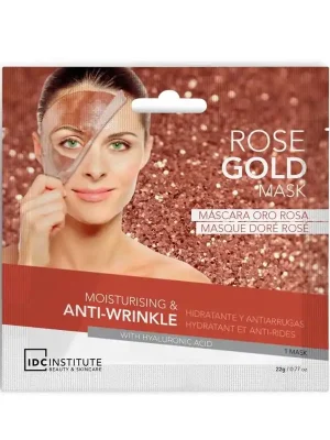 Značkový IDC Rose Gold Mask hydratační slupovací maska proti vráskám 22 g