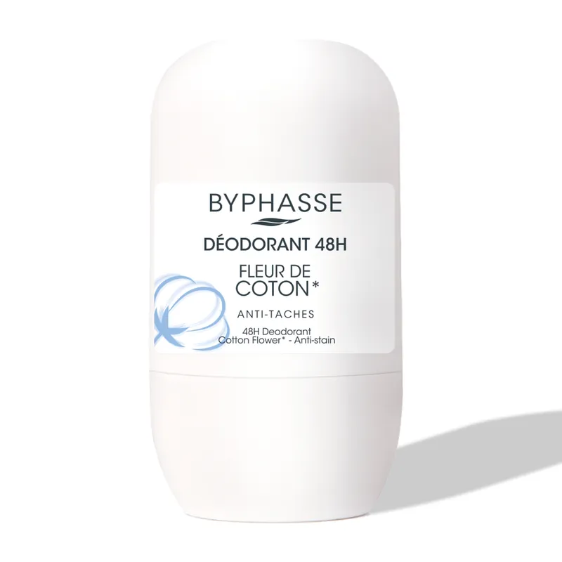 Byphasse Cotton Flower deodorant roll-on 50 ml Novinka
