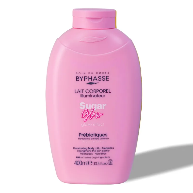 Výprodej Byphasse Glow Sugar Body Milk tělové mléko s prebiotiky 400 ml