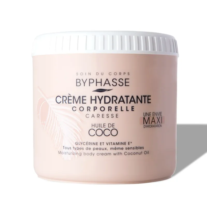 Byphasse hydratační tělový krém s kokosovým olejem 500 ml Originální