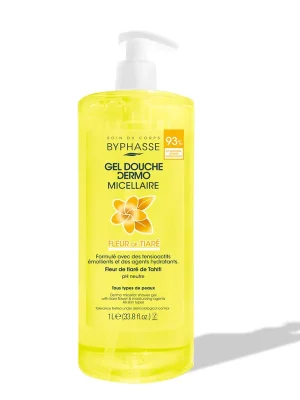 Byphasse micelární sprchový gel s květy tiaré 1000 ml Speciální Cena