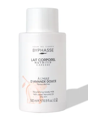 Byphasse Nourishing Body Milk tělové mléko s mandlovým olejem 500 ml Horká Nabídka