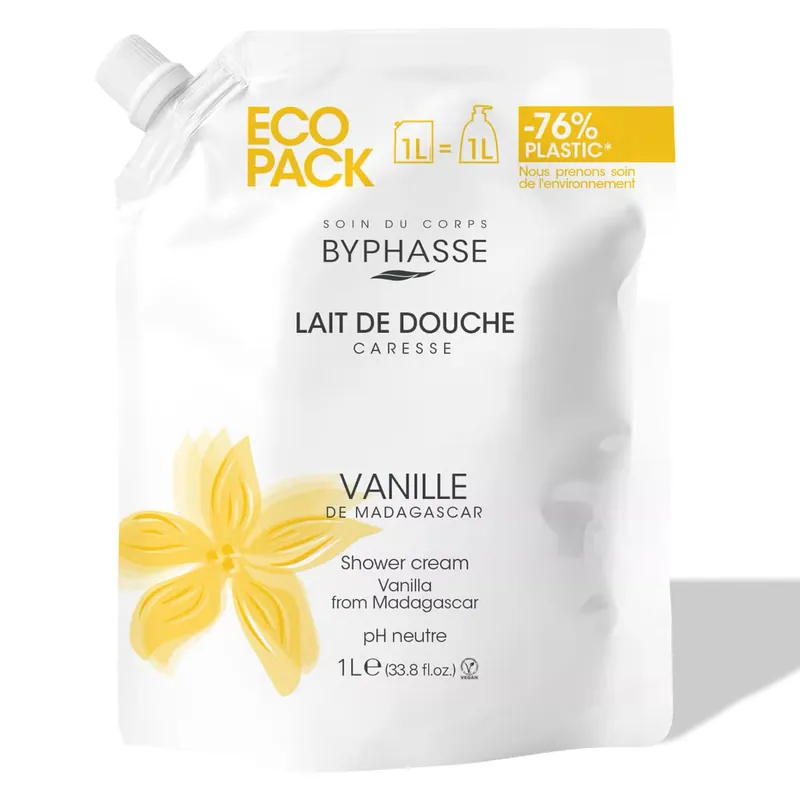 Ověřený Byphasse sprchový krém madagaskarská vanilka (eco pack) 1000 ml