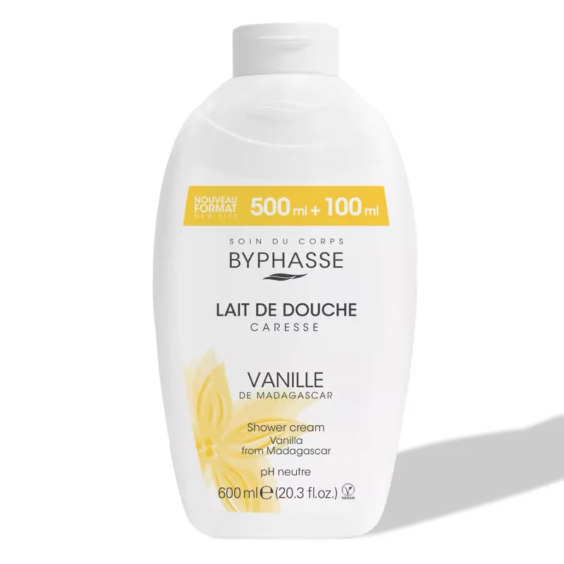 Hit Sezóny Byphasse sprchový krém madagaskarská vanilka 600 ml