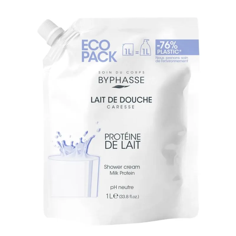 Přímo Od Výrobce Byphasse sprchový krém mléčné proteiny (eco pack) 1000 ml