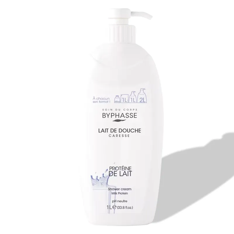Byphasse sprchový krém mléčné proteiny 1000 ml Nejlepší Cena