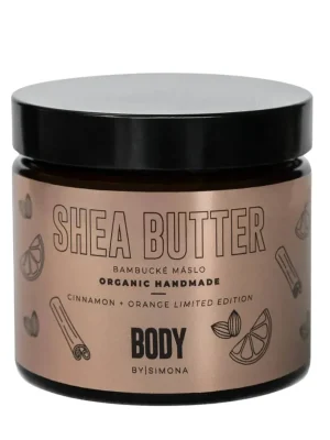 Finální Výprodej Body by Simona Cinnamon & Orange bambucké máslo pro regeneraci a ochranu 250 ml
